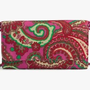 Vera Bradley Cotton Wallet Crossbody Bag